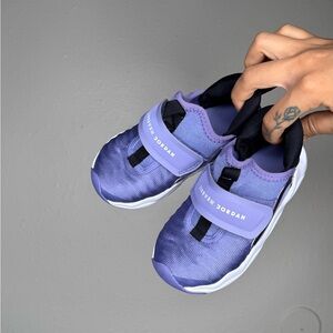 NWB! Nike Jordan 23/7.2 EasyOn TD Dusty Amethyst/White-Black